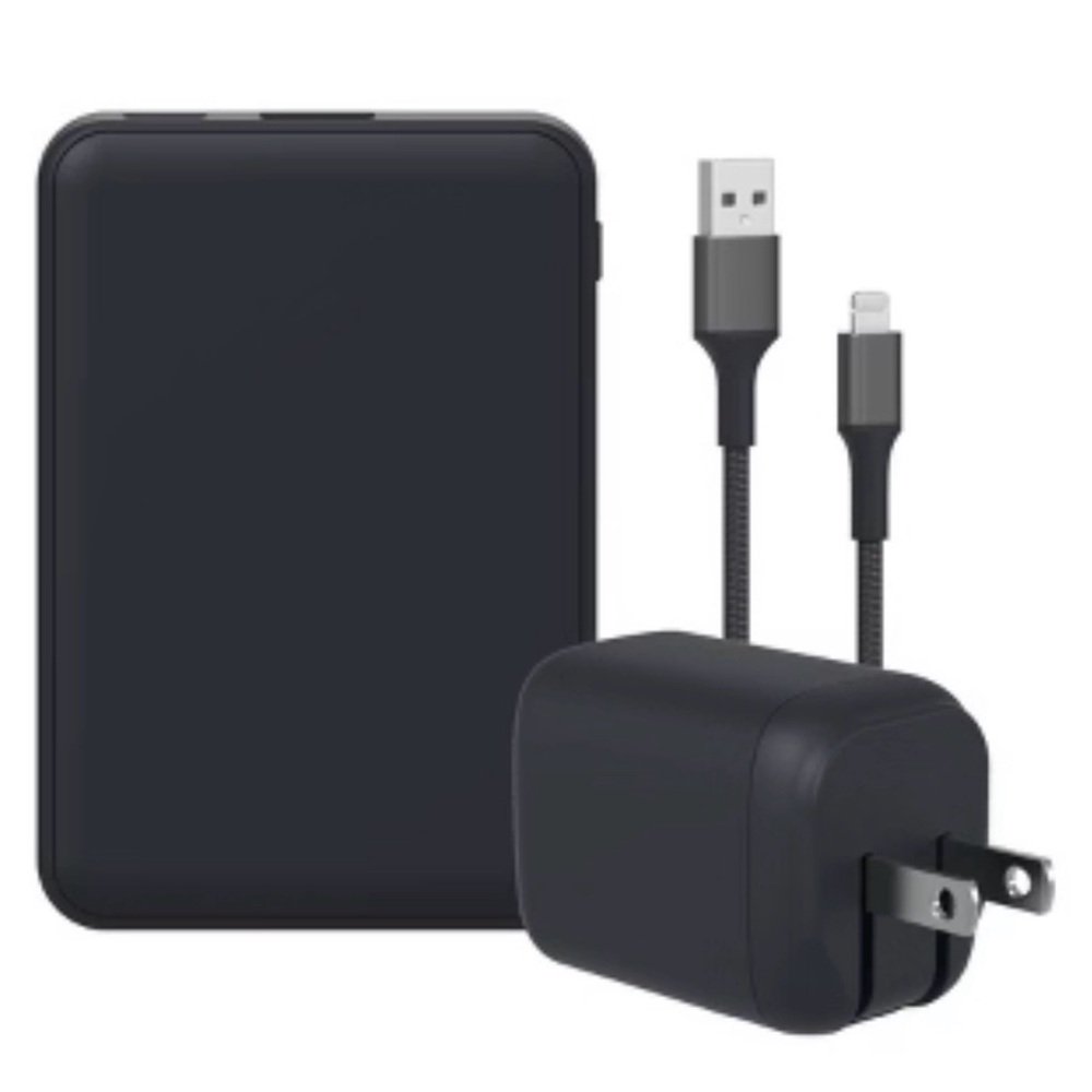 USB-A to Lightning Charging Giftset - Black
Charging Bank Included***
New in Box